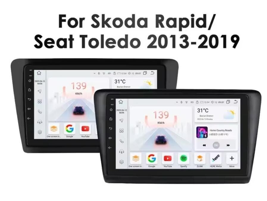 Skoda Rapid - carplay radio scherm - 2013 t/m 2019