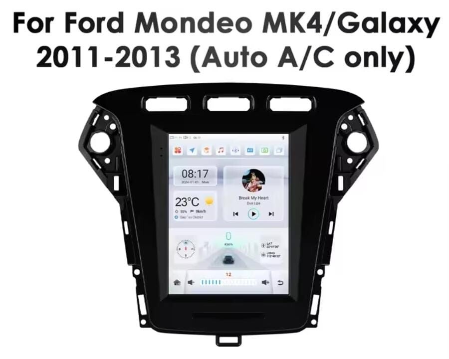 Ford Mondeo - carplay radio scherm - 9.7 inch - 2011 t/m 2013