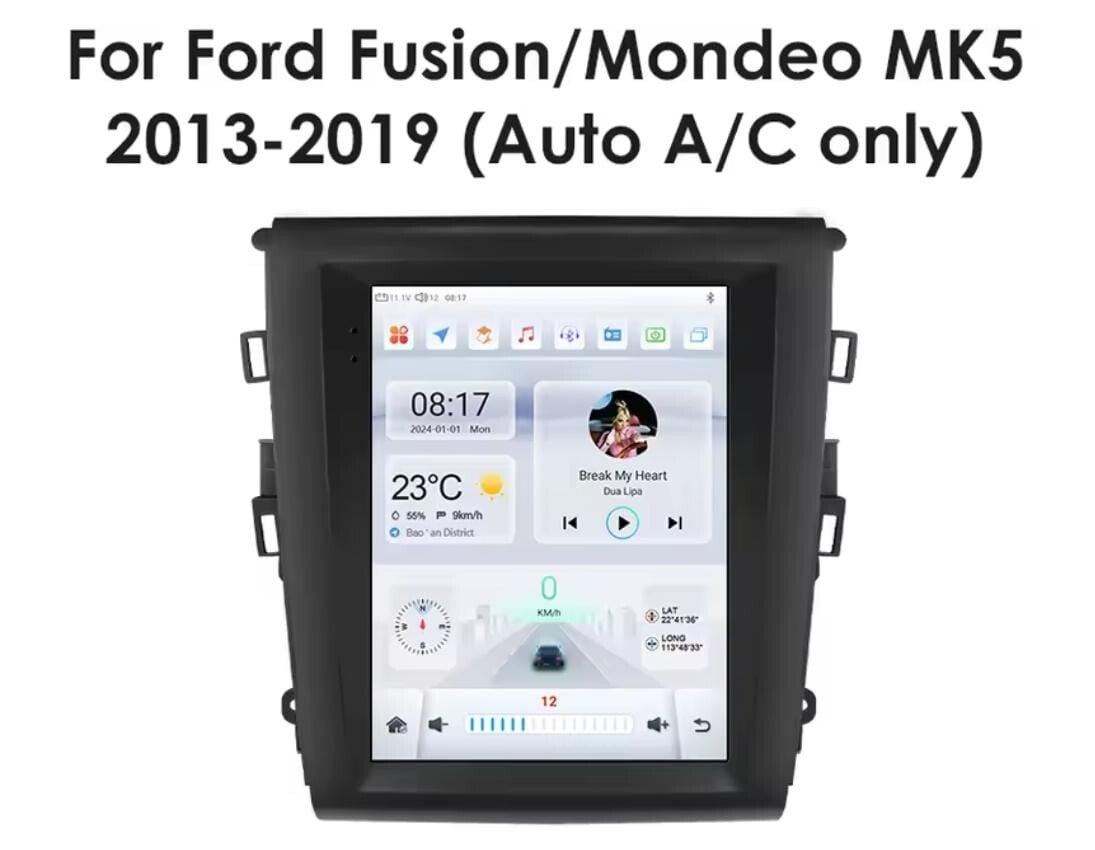 Ford Mondeo - carplay radio scherm - 9.7 inch - 2013 t/m 2019