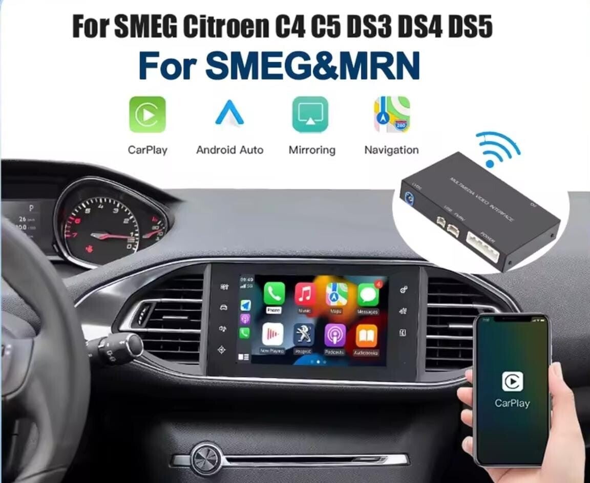 Peugeot - carplay decorder box  - 2013 t/m 2018