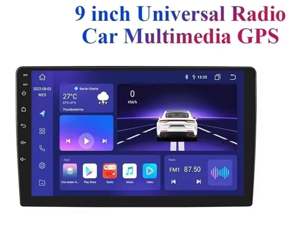 Universeel - 9 inch - carplay radio scherm