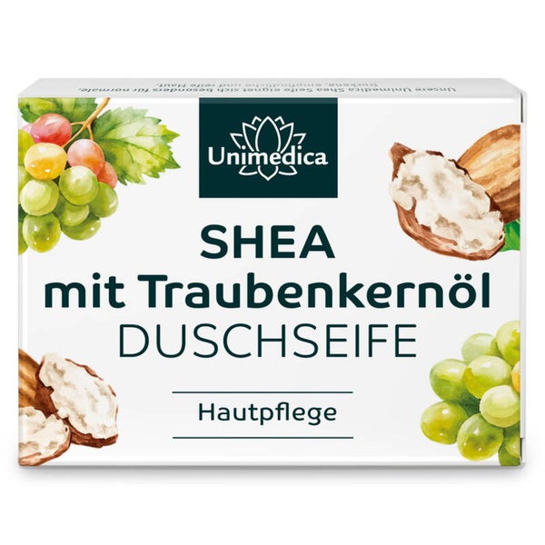 Shea Seife mit Traubenkernöl - 100 g