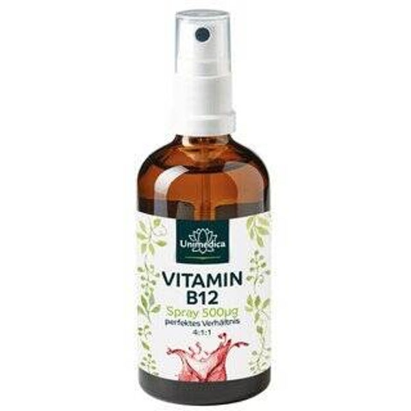 Vitamin B12 - Mundspray 500 µg - 30 ml - von Unimedica