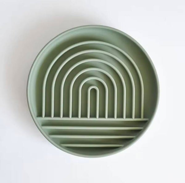 Bol en silicone | arc-en-ciel