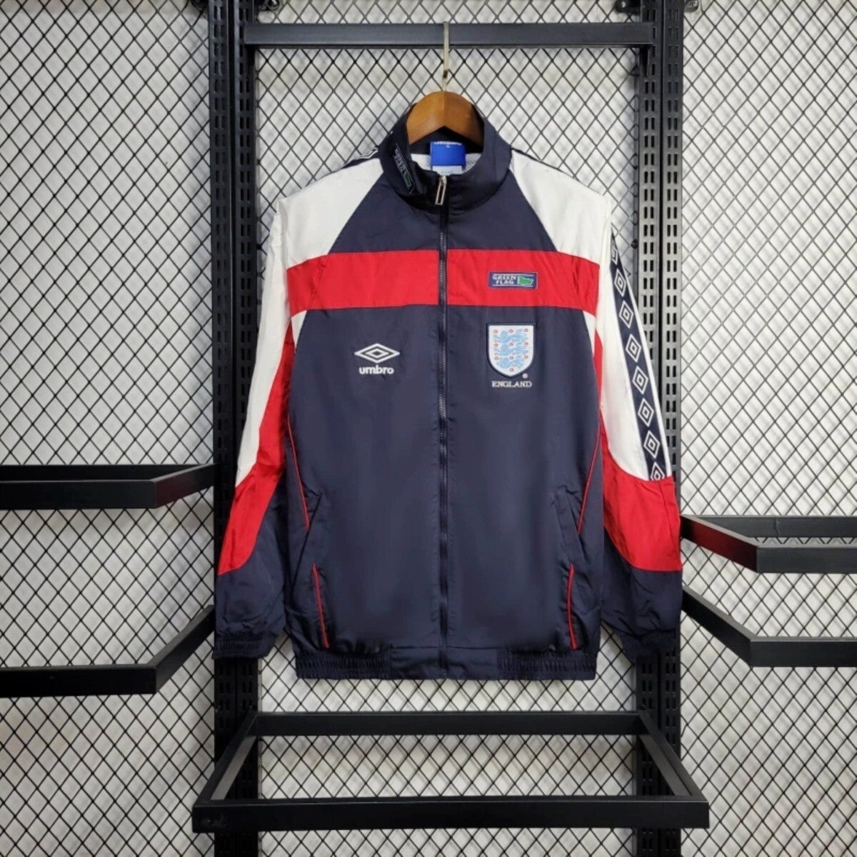 England Windbreaker Black/Red/White