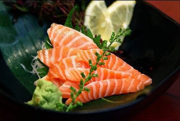 Salmon Belly (Sake Hara) 5Pc Sashimi