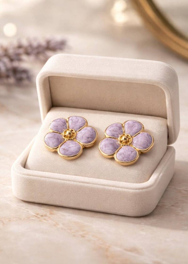 Pendientes flor