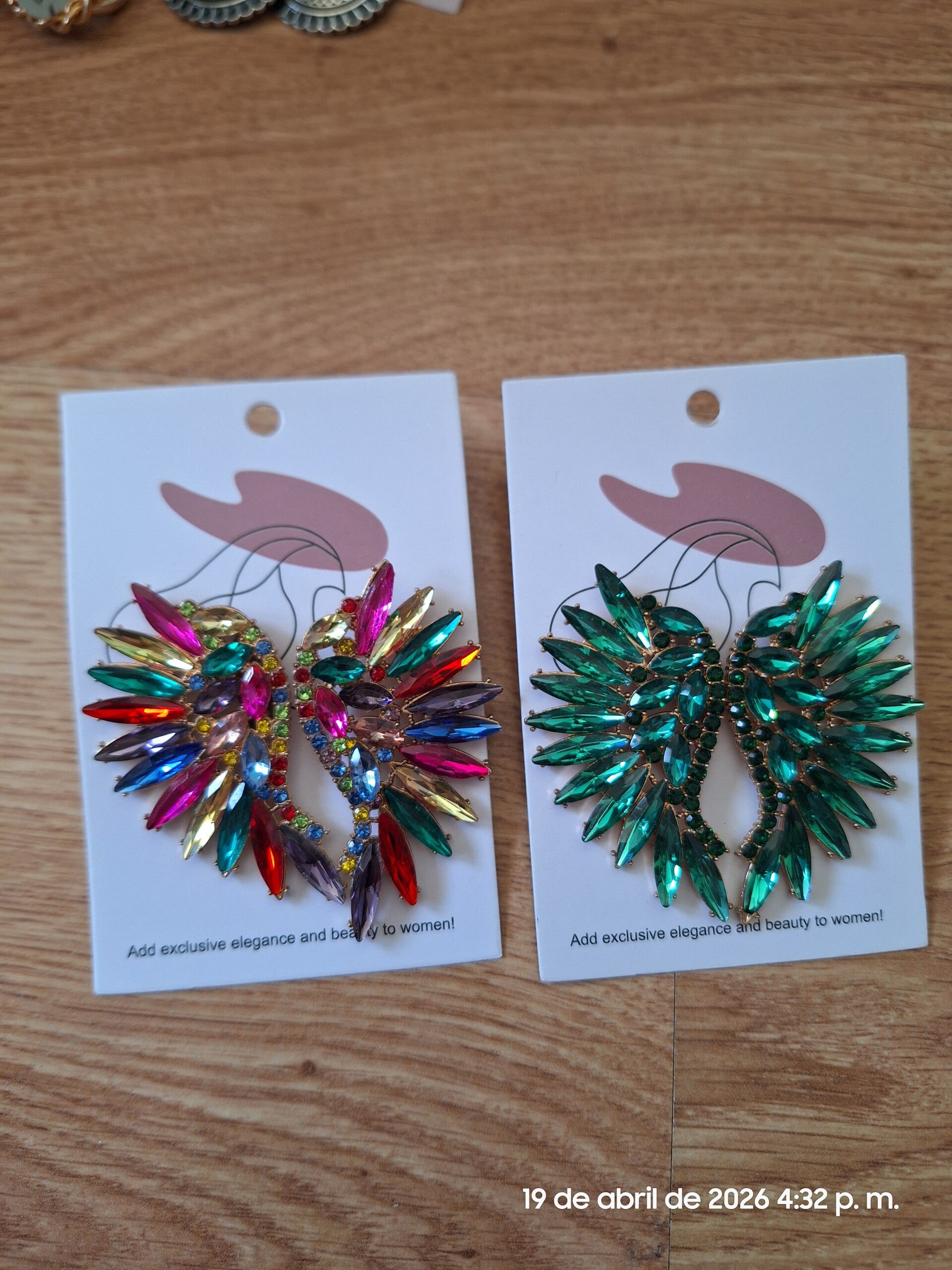 Pendientes Alas
