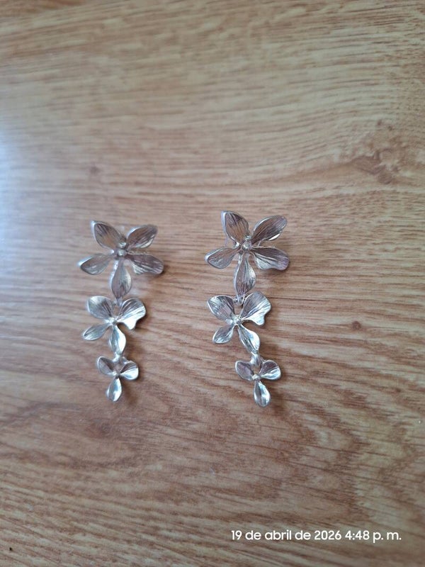 Pendientes Flor hipoalergénico