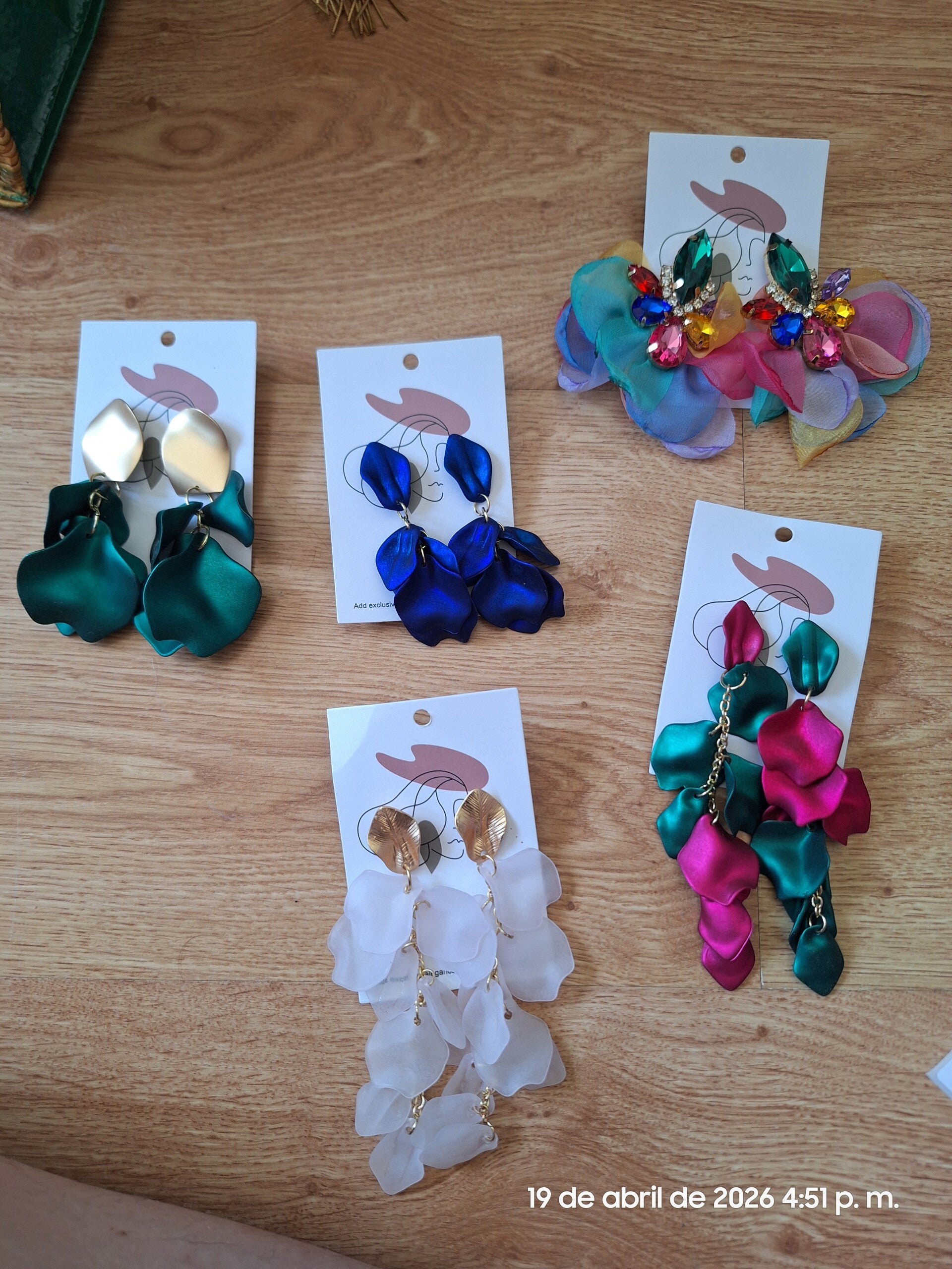 Pendientes Pétalos