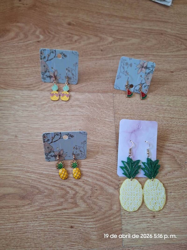 Pendientes Fruta
