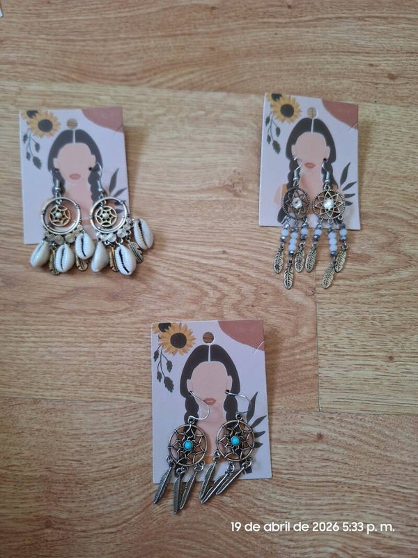 Pendientes atrapasueños