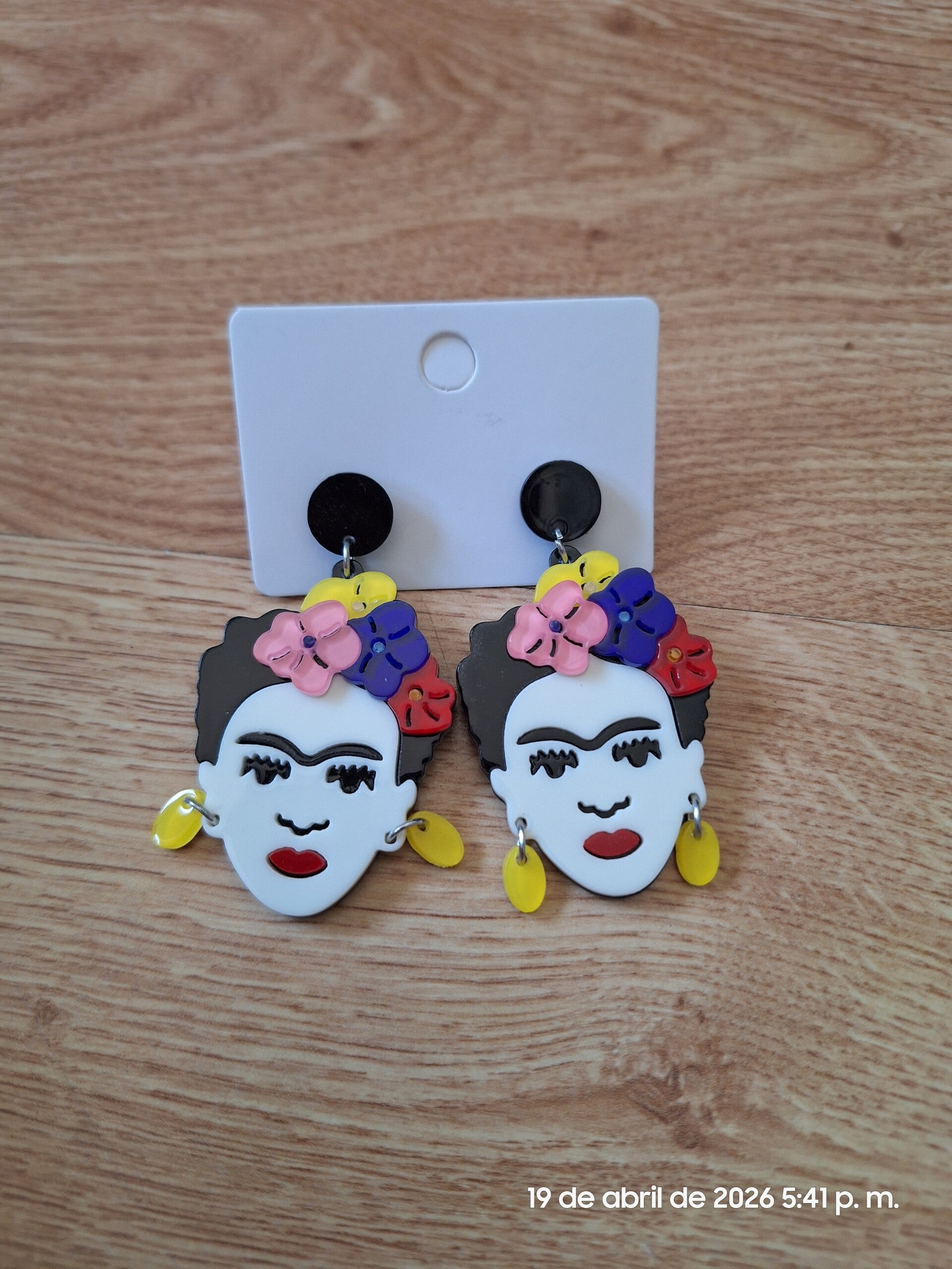 Pendientes Frida Kahlo