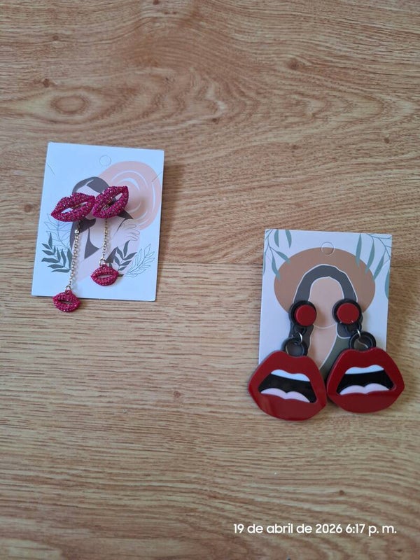 Pendientes Labios