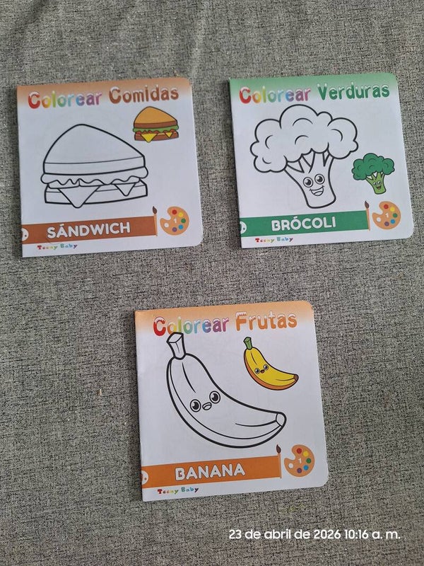Libro de colorear Comidas