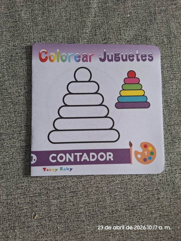 Libro de colorear Juguetes
