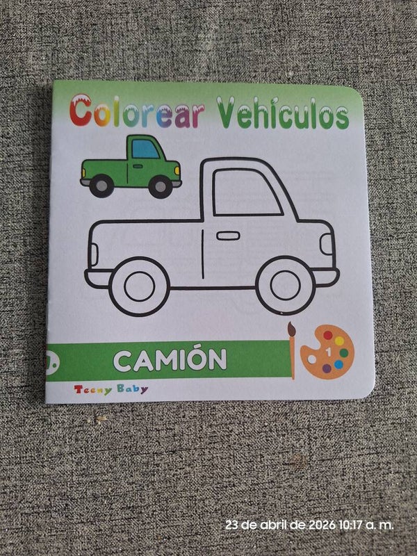 Libro de colorear Vehículos