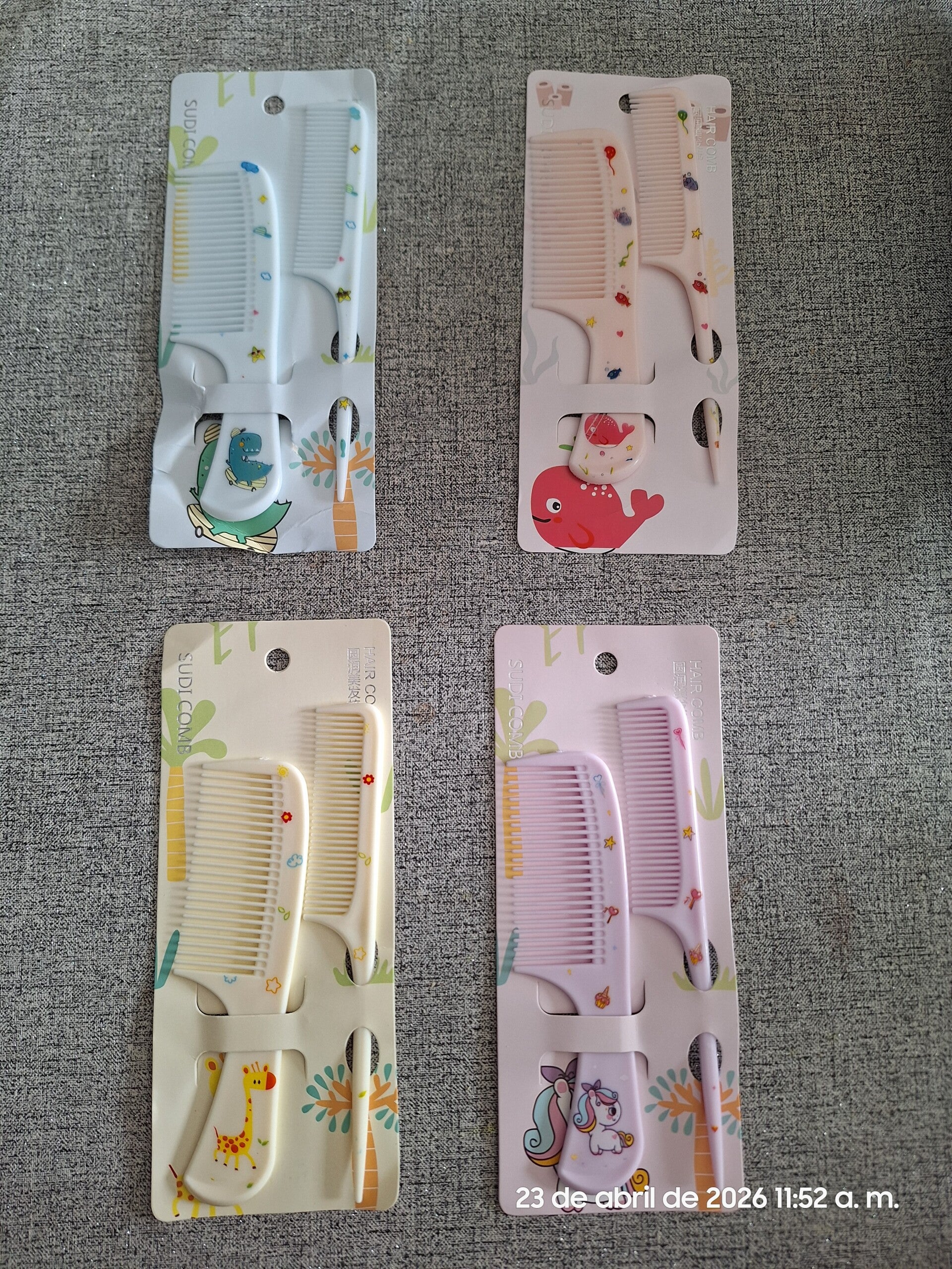Conjunto peines