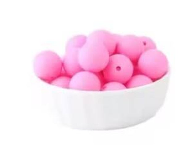 bola silicona rosa