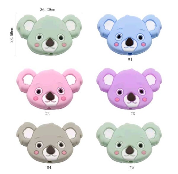 cabeza koala silicona