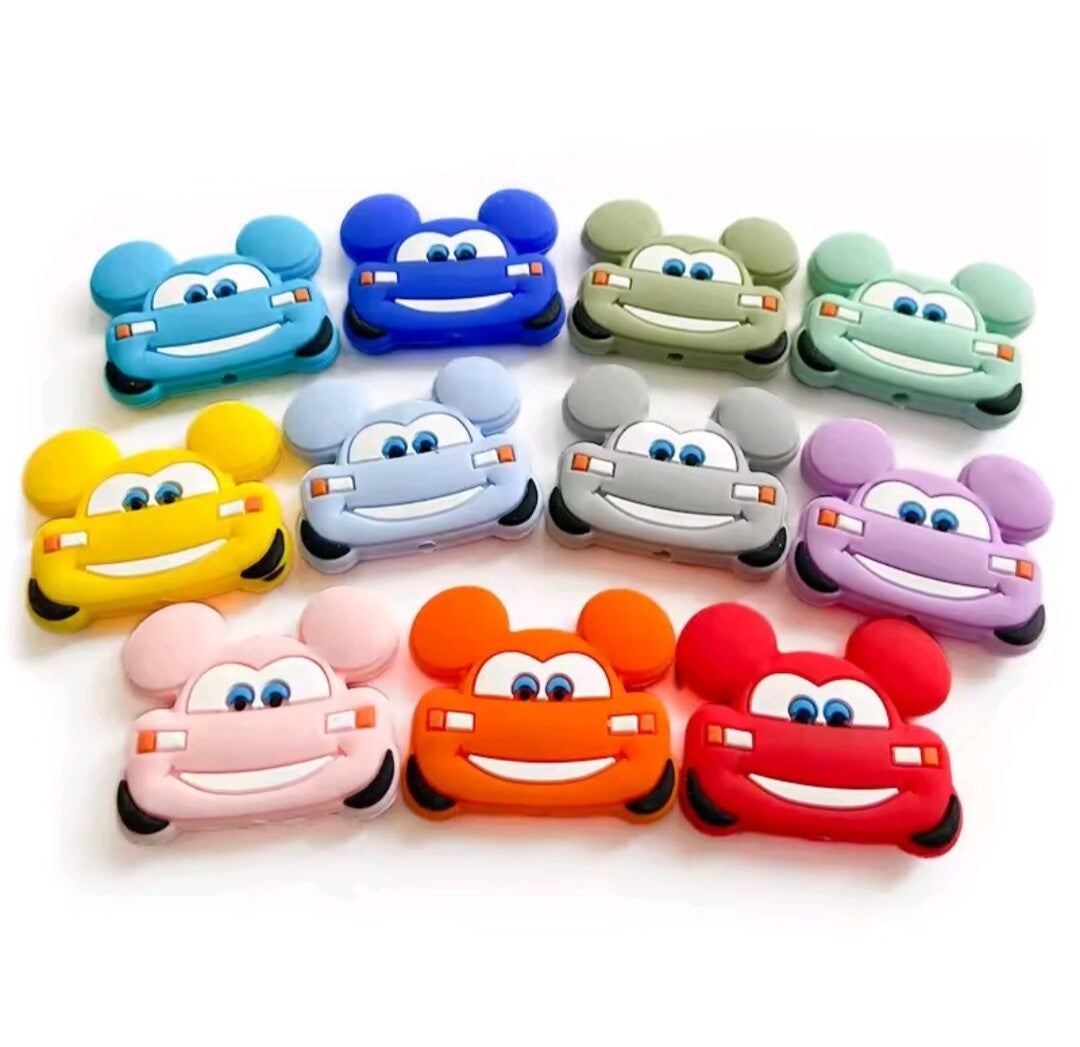 coches disney silicona