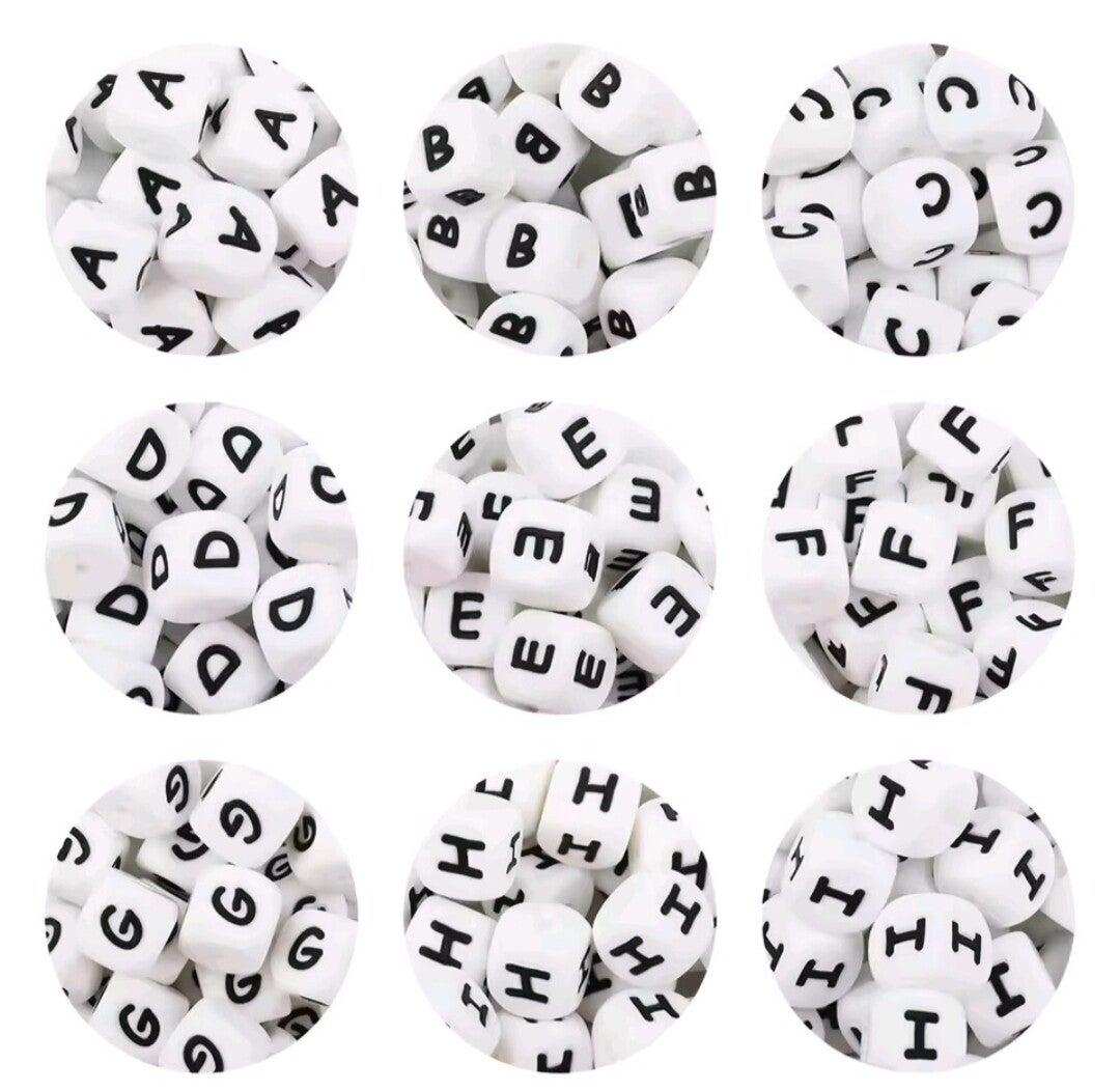 Letras silicona blanco