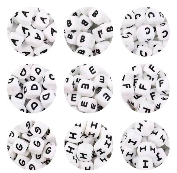 Letras silicona blanco