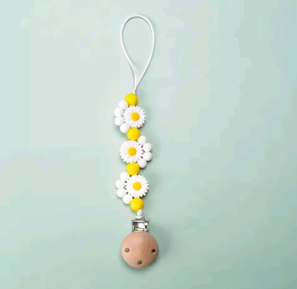 Chupeteros flores trenzadas