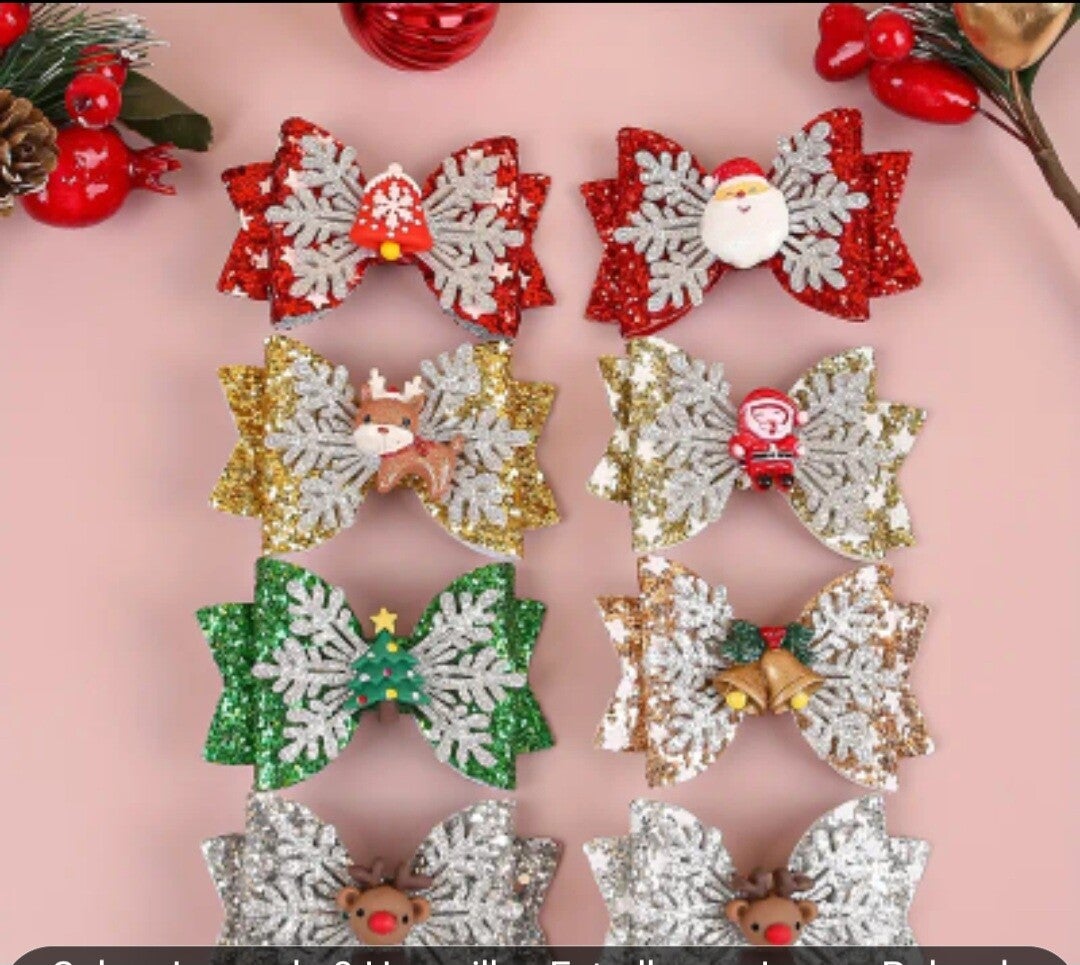 Pinzas Navidad Brillo