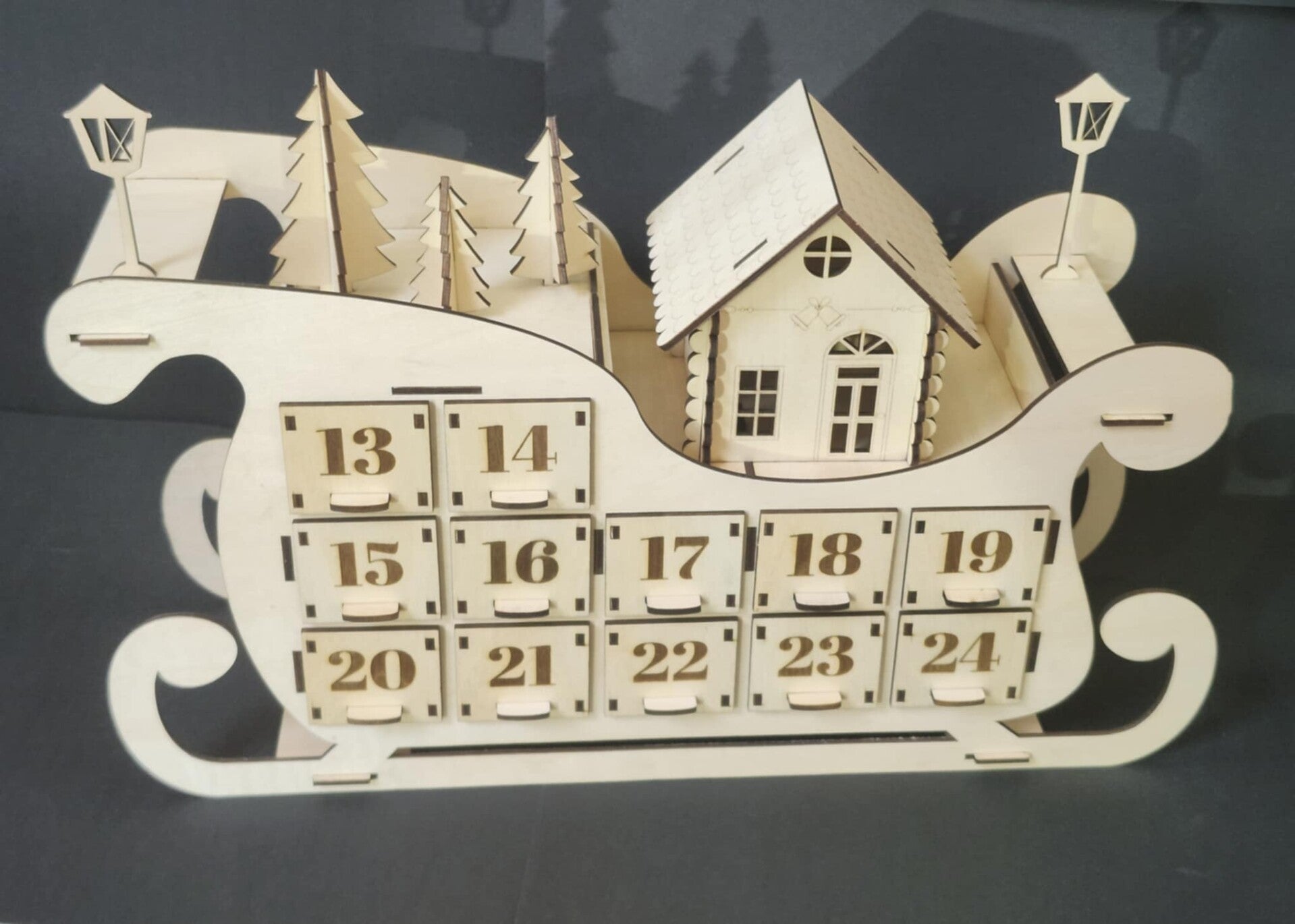 Calendrier de L'avent Traineau