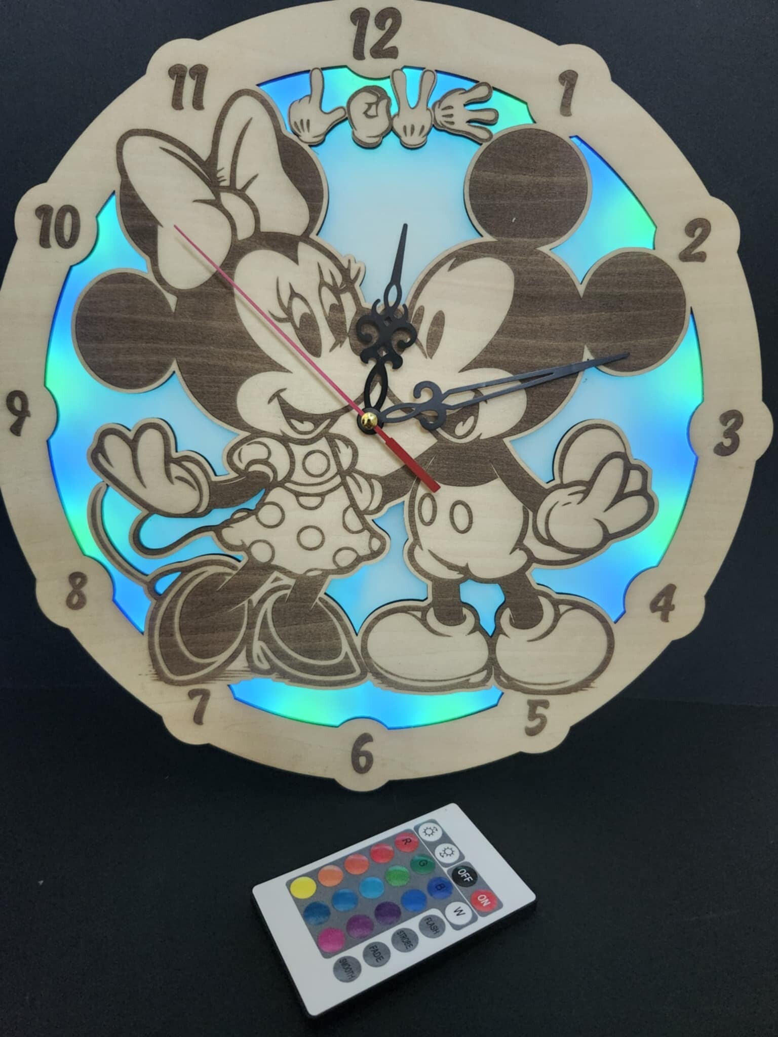 Horloge MICKEY ET MINIE
