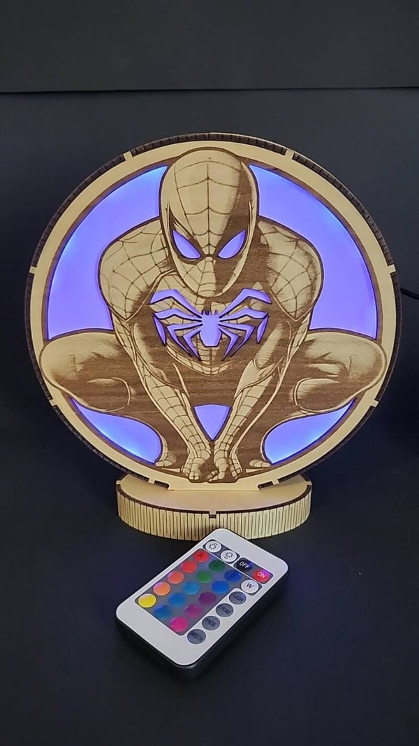 Veilleuse Spiderman a led