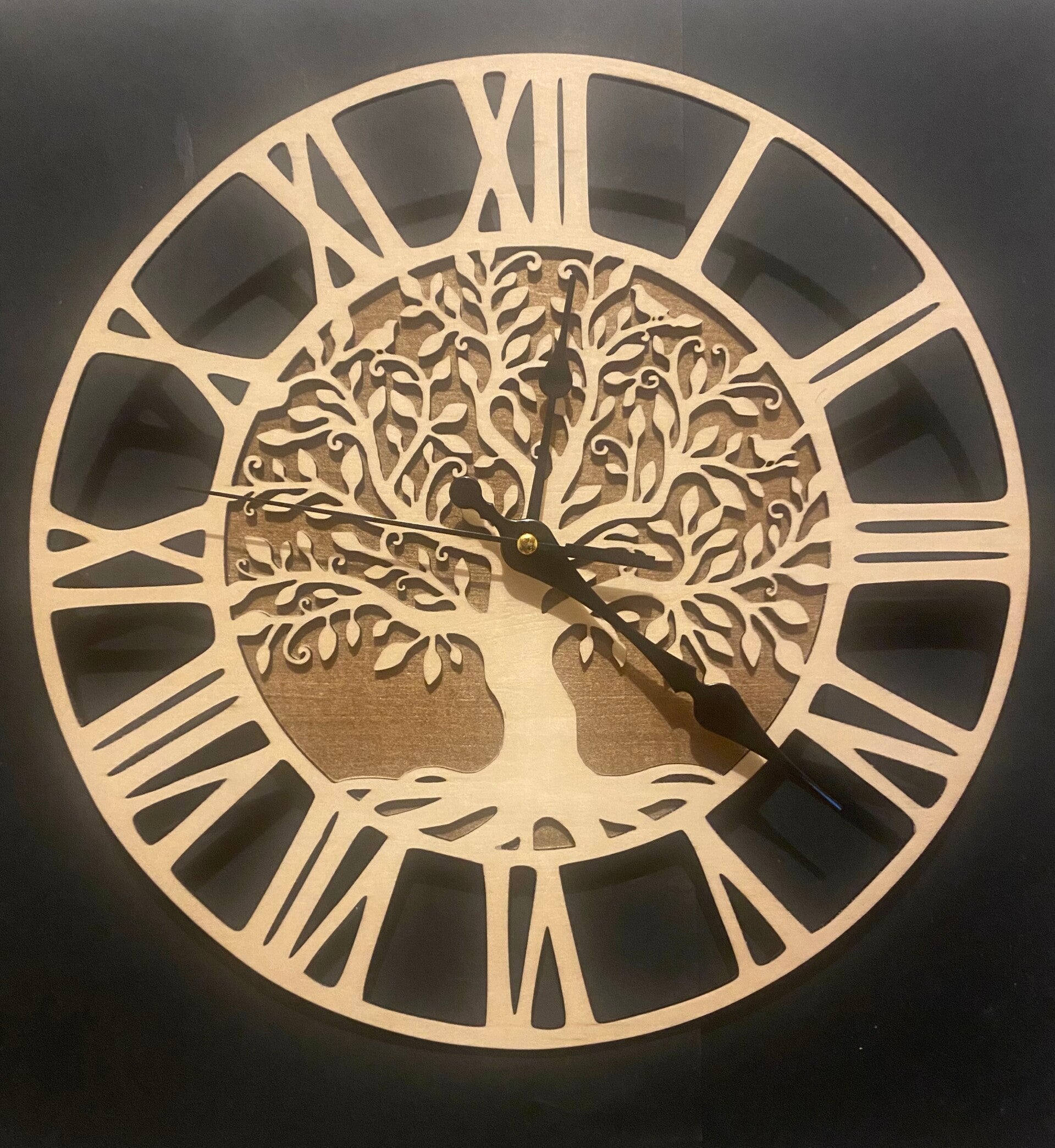 Horlorge Murale Arbre De Vie