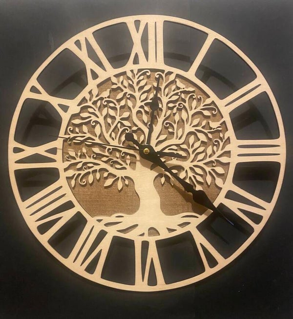 Horlorge Murale Arbre De Vie