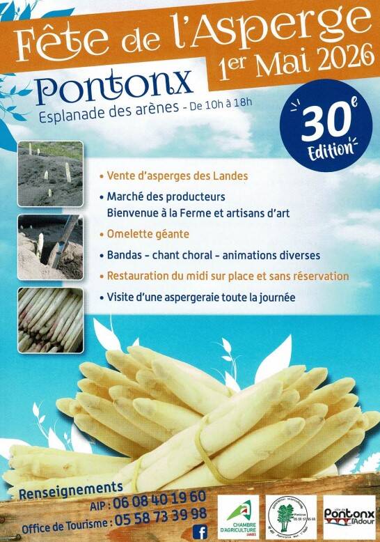 Fête de l'asperge à Pontonx le 1er mai
