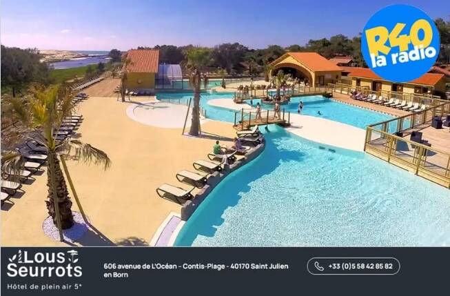 R40 diffusée au Camping village Lous Seurrots à Contis Plage