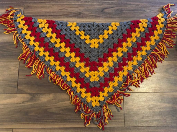 Harry Potter styled shawl 