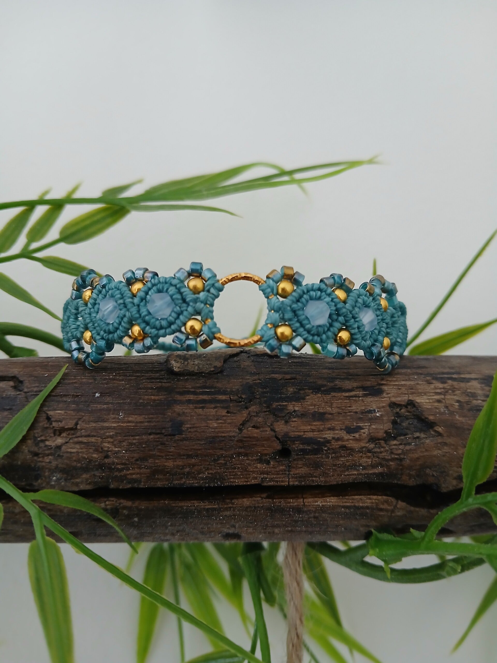 Parure "vert d’eau"