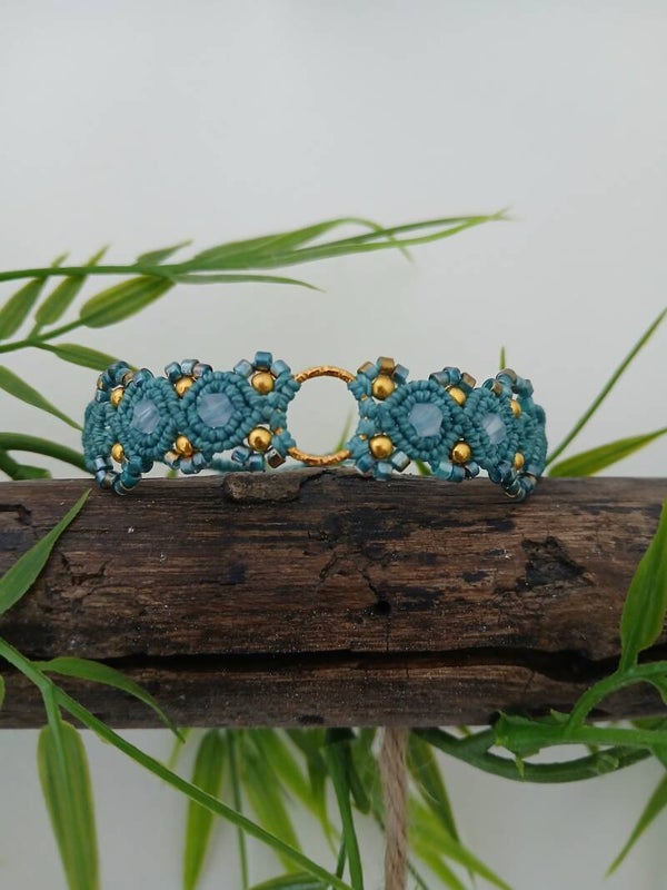 Parure "vert d’eau"