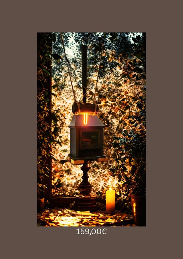 Haengelampe "Holz Gut"