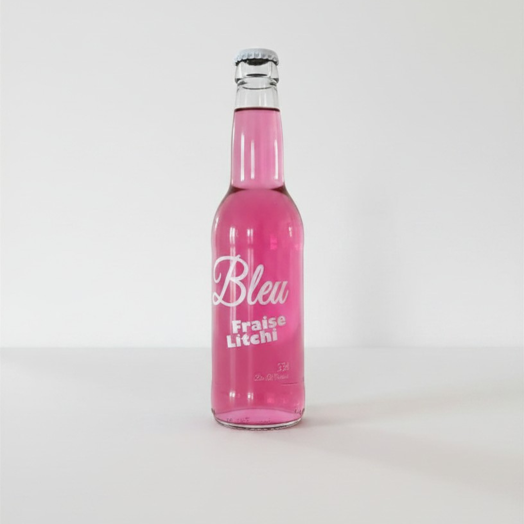 Bleu d’Occitanie Fraise Litchi – Pack 12 × 33 cl