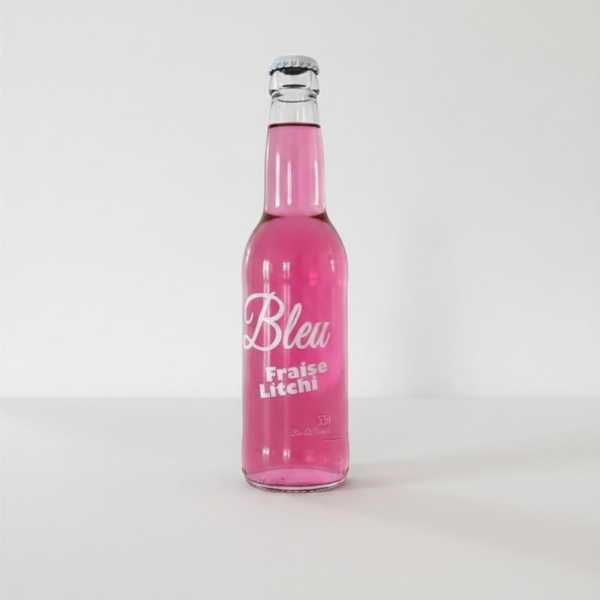 Bleu d’Occitanie Fraise Litchi – Pack 12 × 33 cl