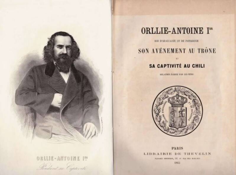 Antoine de Tounens biographie 1863