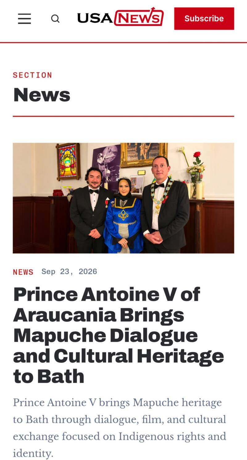 Principe Antonio V dfe Araucania US News