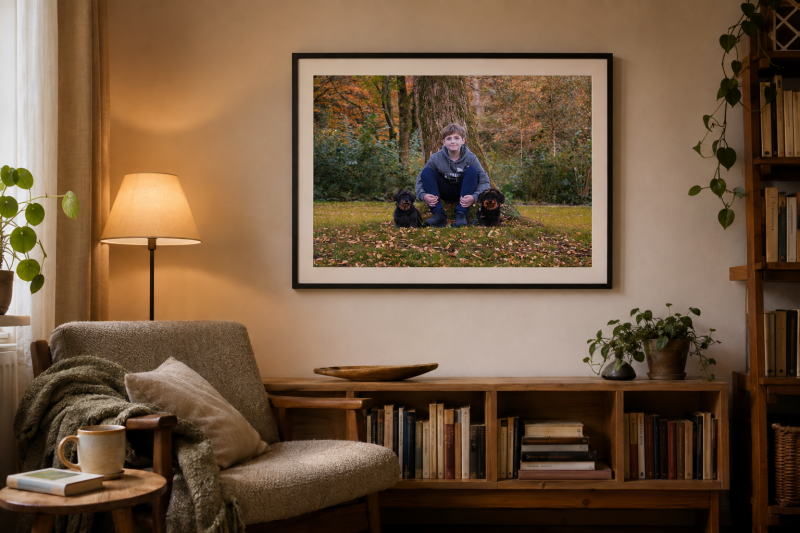 Familieportret aan de muur laten maken in Rijswijk