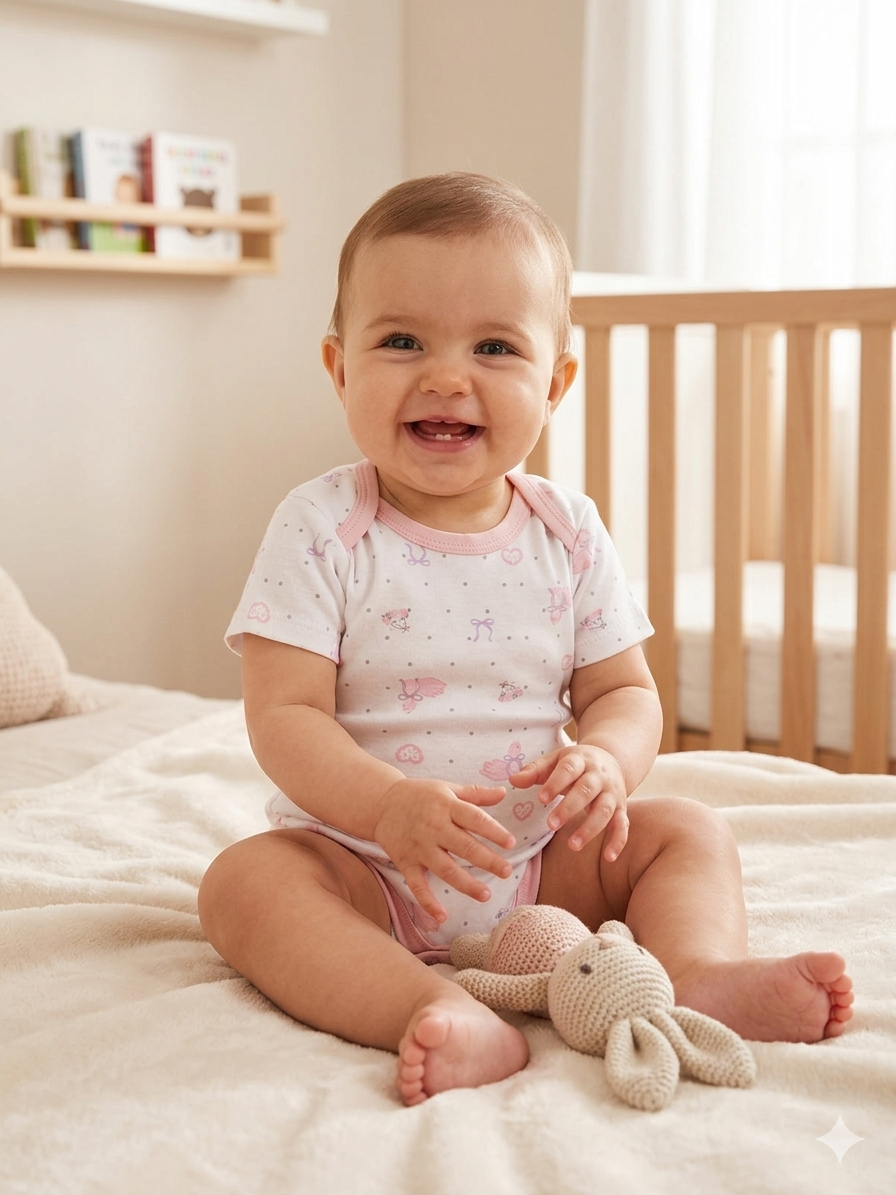 Body Neonato a Maniche Corte