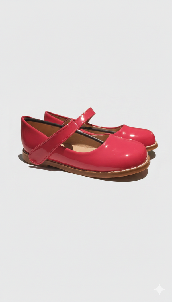 Ballerine Mary Jane "Pure Red" in Vernice