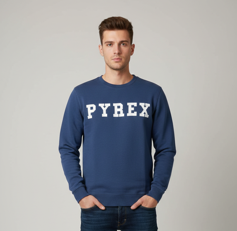 Felpa Girocollo Pyrex