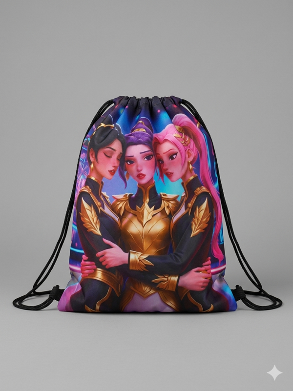 Zaino con stampa K-pop