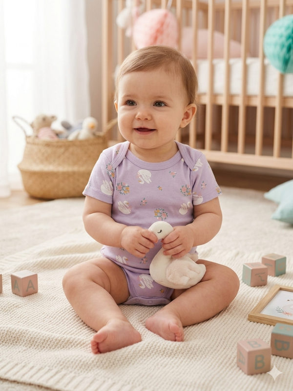 Body Neonato a Maniche Corte